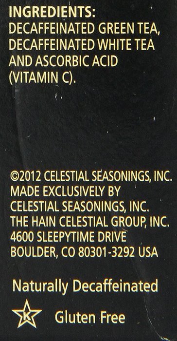 Celestial Seasonings Decaf Mint Green Tea, 20 Count (Pack of 6) N6