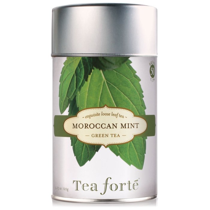 Tea Forte MOROCCAN MINT Loose Leaf Green Tea, 4.23 Ounce Tea Tin