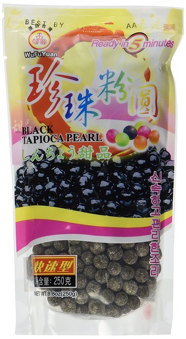 WuFuYuan - Tapioca Pearl Black 8.8 Oz / 250 G (Pack of 2) N3
