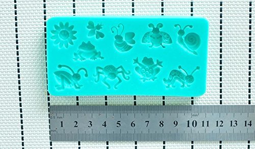 WilsonBaking Love Collection - Lovely Garden Theme Silicone Fondant Lace Molds Serie - Fondant and Gum Paste Silicone...