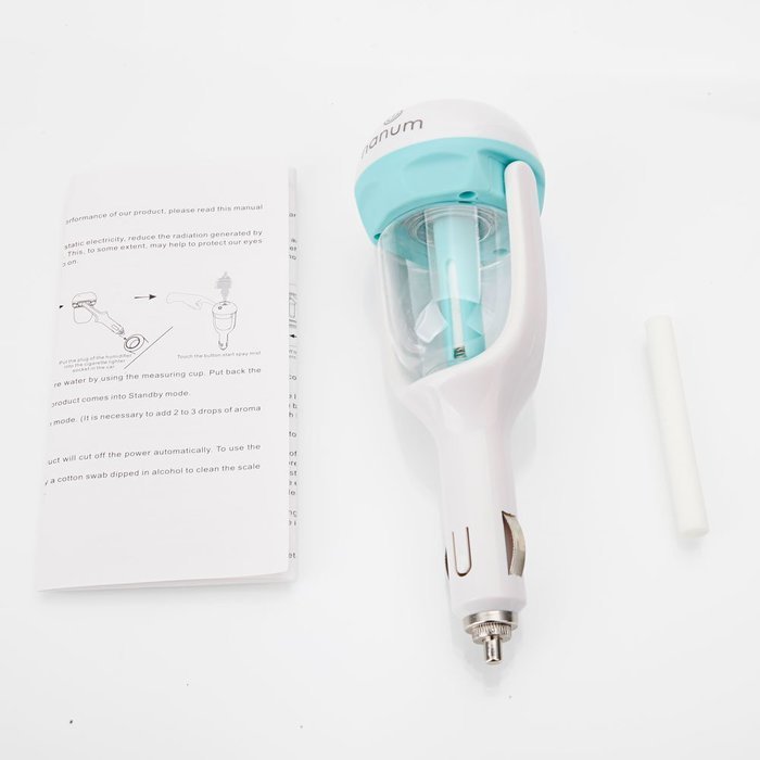FCHMini Car Humidifier Aroma Air Purification Diffuser (BLUE) N13