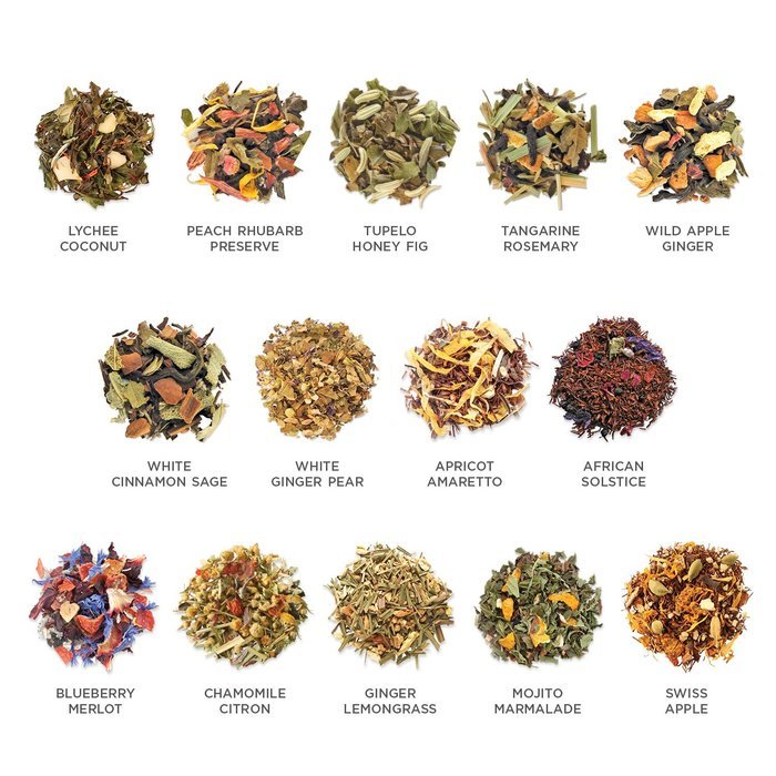 Tea Fort&eacute; SINGLE STEEPS Loose Leaf TEA CHEST, 28 Different Single Serve Pouches - Black Tea, Green Tea, White... N4