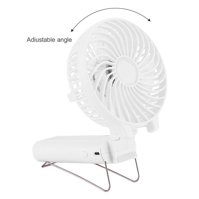 DOIOWN Handheld Portable Table Mini Fan Battery Rechargeable (Blue) N6