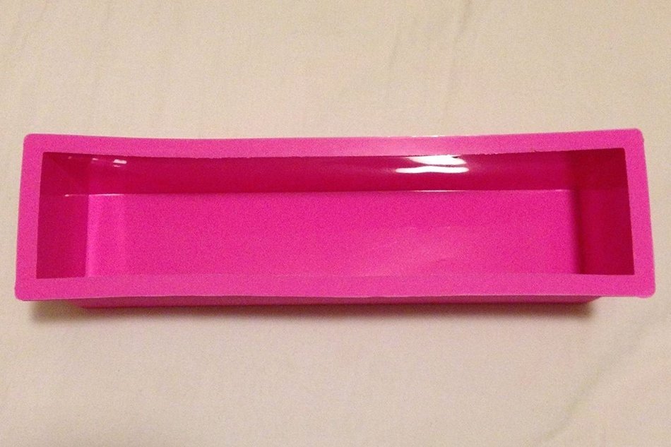 L Rectangle Brick Soap Pastry Toast Bread Loaf Cake Silicone Mold Bakeware 1.2L N4