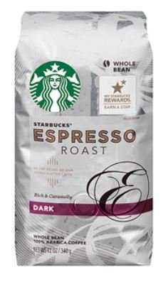 (2 Pack) Starbucks&reg; Dark Espresso Roast Whole Bean Coffee, 12 oz N2