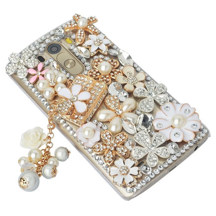 Spritech(TM) Bling Phone Case For LG V10,3D Handmade Crystal Perfume Pattern Accessary Design Clear Cellphone... N72