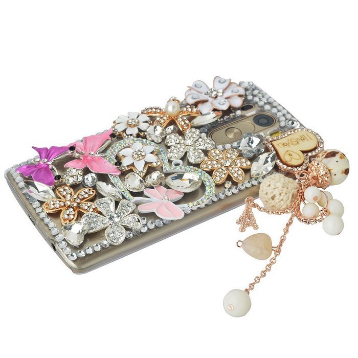 Spritech(TM) Bling Phone Case For LG V10,3D Handmade Crystal Perfume Pattern Accessary Design Clear Cellphone... N73