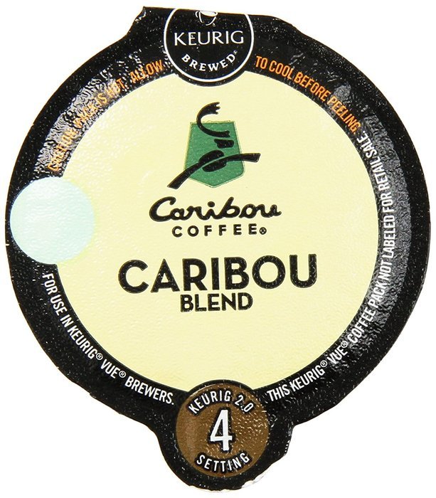 32 Count - Caribou Blend Vue Cup Coffee For Keurig Vue Brewers N4
