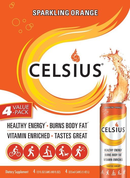 Celsius Green Tea, Peach Mango, 12 Ounce (Pack of 12) N73