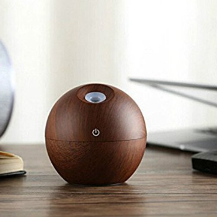 NIUDB Mini Aroma Diffuser Mist Maker Essential Oil Ultrasonic Humidifier Ionizer Atomizer with USB Lamp N3