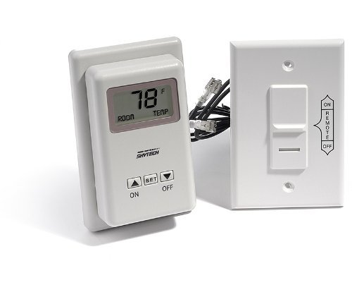 Skytech TS/R-2 Wireless Wall Mounted Thermostat Fireplace Remote Control N3