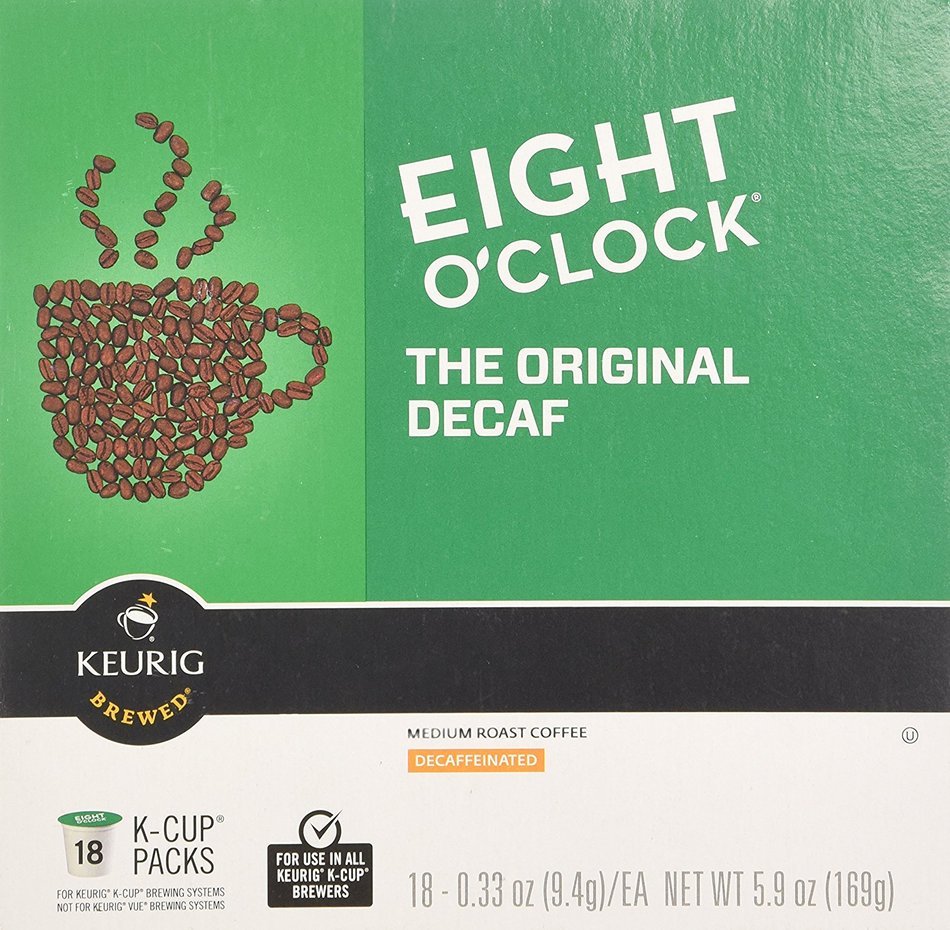 Eight O'Clock Coffee Original Decaf Coffee - 18 ct N3