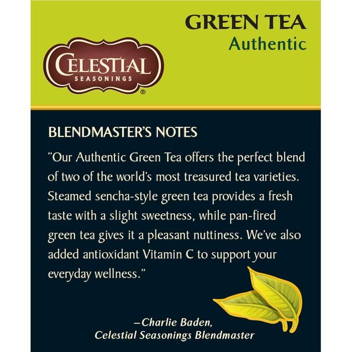 Celestial Seasonings Decaf Mint Green Tea, 20 Count (Pack of 6) N17