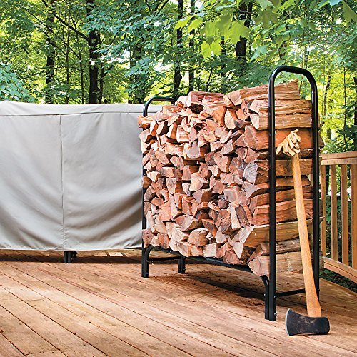 8' Steel Firewood Rack