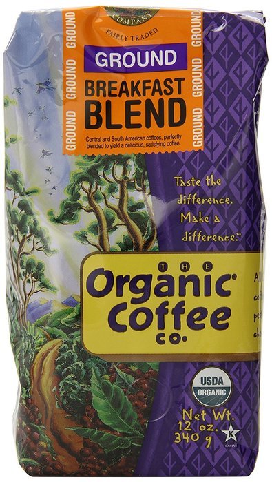 ORGANIC COFFEE CO COFFEE GRND FT BRKFST ORG, 12 OZ N3