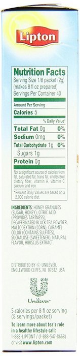 Lipton To Go Stix Iced Green Tea Mix, Tea and Honey, Blackberry Pomegranate, 10Count (Pack of 12) N11
