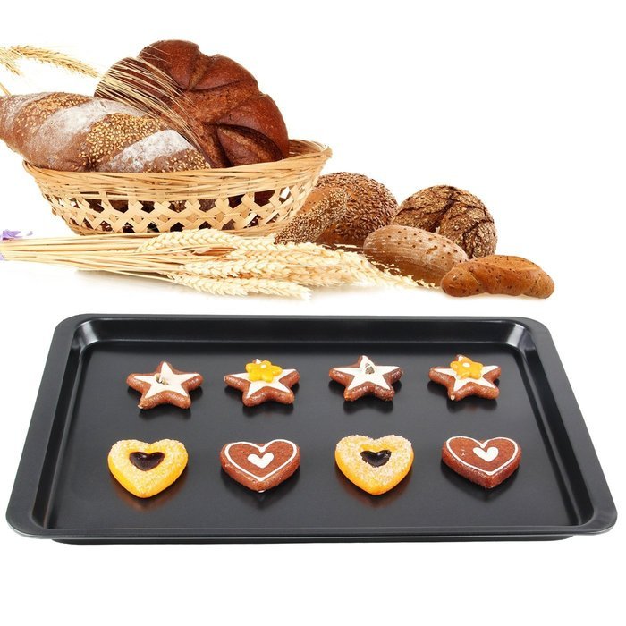 Yilove Non-stick Baking Cookie Sheet-Champagne,14.5"x10" N15