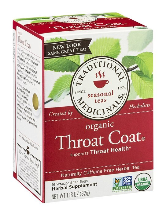 Traditional Medicinals Organic Throat Coat Herbal Tea -- 16