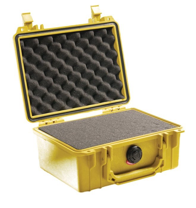 Equipment Case with Foam: 7.5" x 9.13" x 4.38" Color: Orange N4