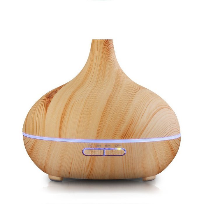 AromaLife 300ml Ultrasonic Aromatherapy Essential Oil Diffuser Cool Aroma Mist Humidifier with LED Light for Home... N4