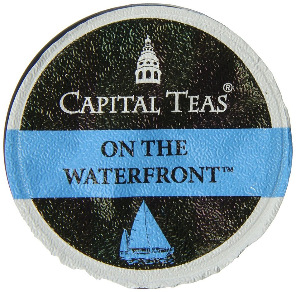 Capital Teas Turmeric Ginger Organic Tea, Keurig Cups, 12 Count N29