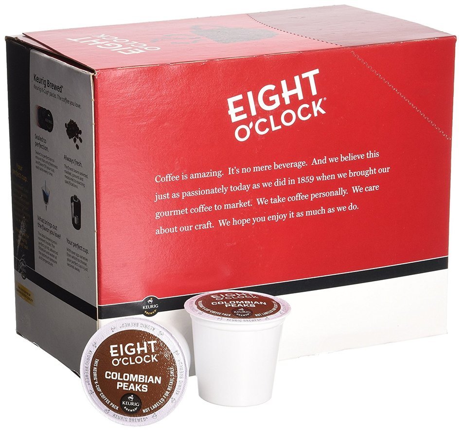 Eight O Clock Coffee, Colombian Peaks, 24 Count N8