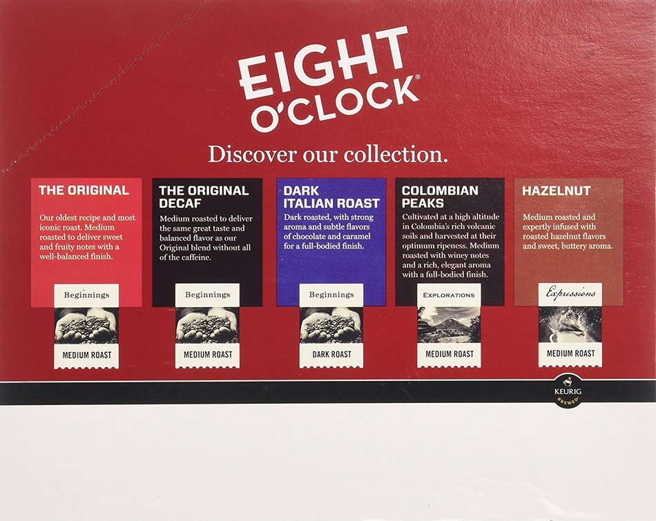 Eight O Clock Coffee, Colombian Peaks, 24 Count N10