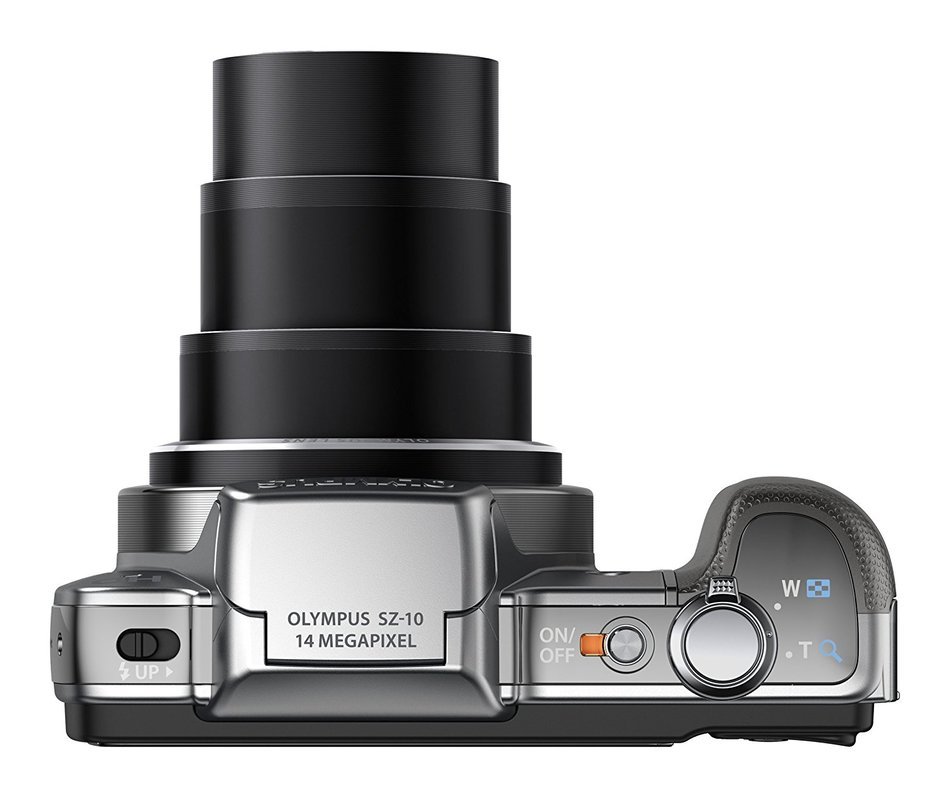 Olympus SZ-10 Digital Camera - Silver (14MP, 18x Wide Optical Zoom) 3.0 inch LCD - International Version (No Warranty)