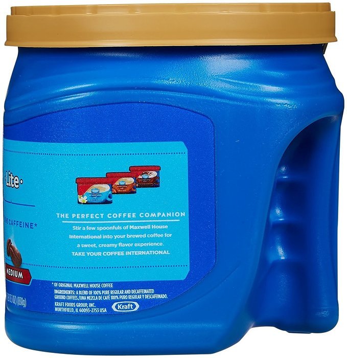 Maxwell House Ground Coffee Canister, Wake Up Roast, 30.65 Ounce N20