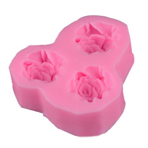 Eastlion Mini Cute DIY Big Flower Cake and Chocolate Decorating Fondant Silicone Sugar Craft Mold(Big Flower) N6