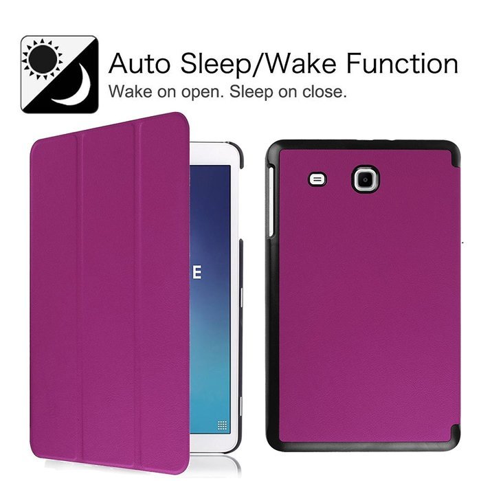 For Samsung Galaxy Tab E 9.6" Case - e-PlanetPro Magnetic closure Luxury QUALITY PU LEATHER Hard Shell PROTECTIVE... N2