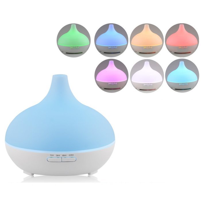 Humidifier - TOOGOO(R) 300ml 9-10 Hours Aromatherapy Essential Oil Diffuser Ultrasonic Aroma Humidifier with Waterless...