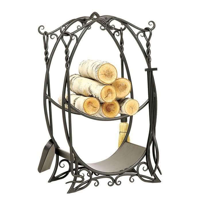 Minuteman International Cottage Log Rack with Tools