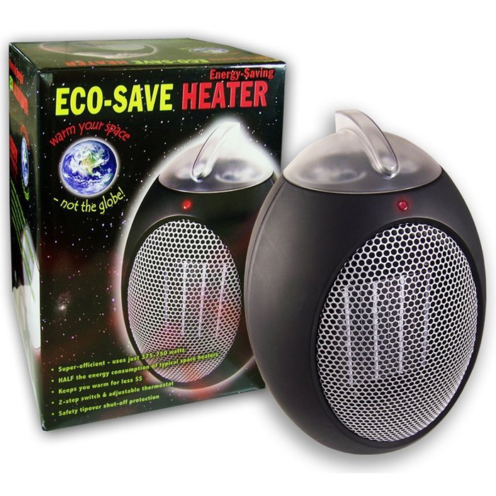 Cozy Products ESH Eco-Save 750-watt Compact Heater Saves Money and Energy N5