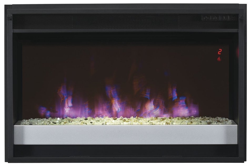 ClassicFlame 26EF031GPG-201 26" Contemporary Electric Fireplace Insert with Safer Plug