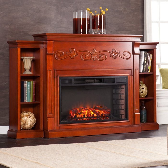 Southern Enterprises Walden Wide Firebox Electric Fireplace