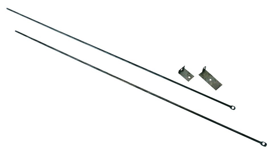 Uniflame, C-6800, Fireplace Curtain Rod KIT, 32 in. to 58 in. Long