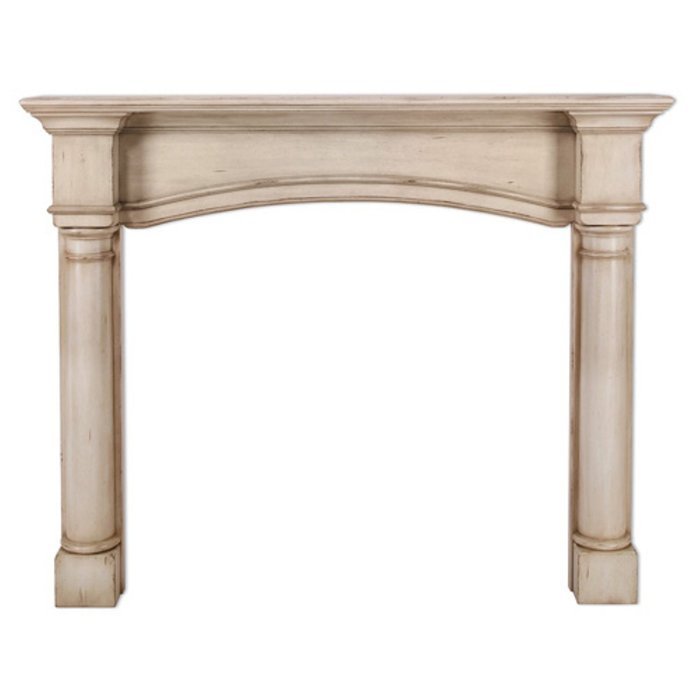 Pearl Mantels 159-48-80 The Princeton 48-Inch Fireplace Mantel Surround, French Country N11