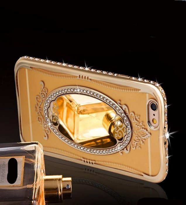 iPhone 7 Case,Inspirationc [Secret Garden] Rose Gold and White PC Plating Clear Shiny Cover Series for Apple iPhone... N3