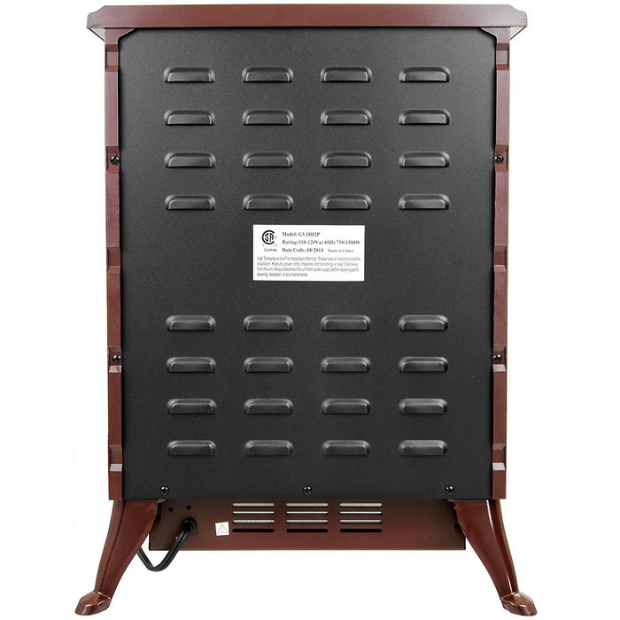 FIREBIRD 16" European Style Freestand Modern Electric Fireplace Heater Stove FB-P2D81-RED