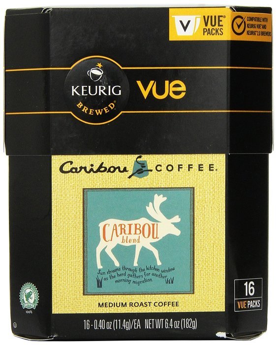 32 Count - Caribou Blend Vue Cup Coffee For Keurig Vue Brewers N5