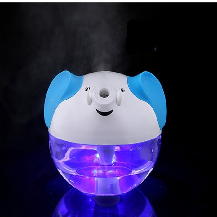 230ML Ultrasonic Mist Air Humidifier for Office Home Car Cute Pig Shape USB Light Purifier 4.293.943.82 Inch N6