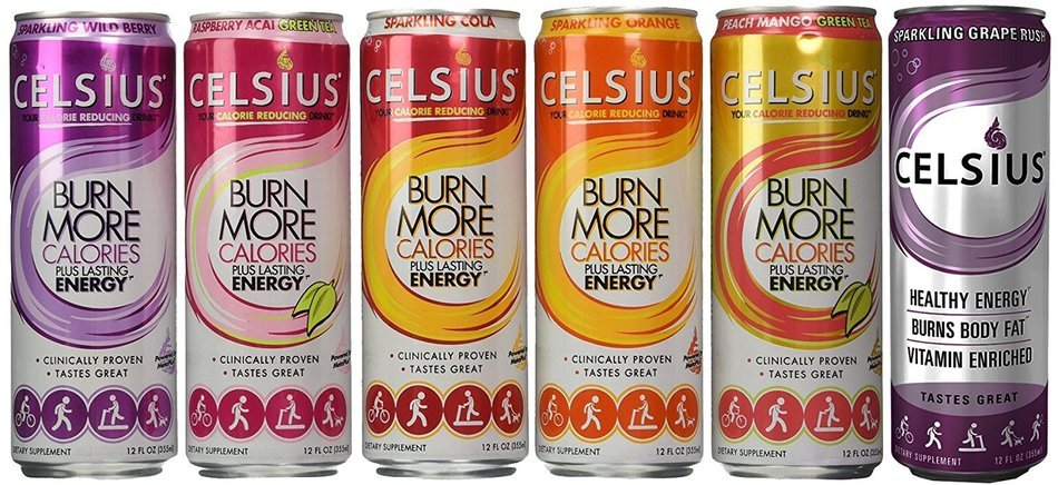Celsius Green Tea, Peach Mango, 12 Ounce (Pack of 12) N86