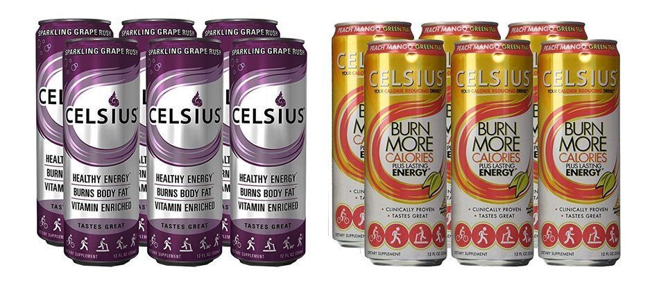 Celsius Green Tea, Peach Mango, 12 Ounce (Pack of 12) N89