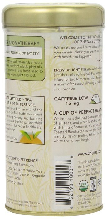 Zhena's Gypsy Tea,Double Vanilla, 22 Count Tea Sachets N2