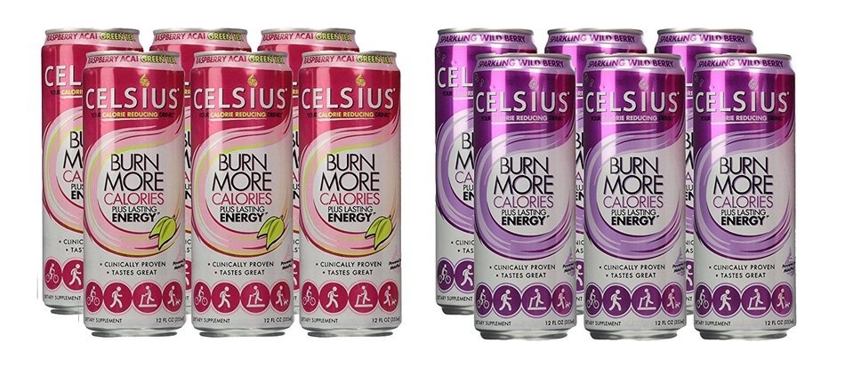 Celsius Green Tea, Peach Mango, 12 Ounce (Pack of 12) N100