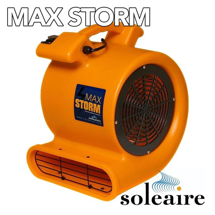 Max Storm Purple 2550 CFM Durable Lightweight Carpet Drying Fan Blower Air Mover Draw Low Amps Move Large Volumes... N2