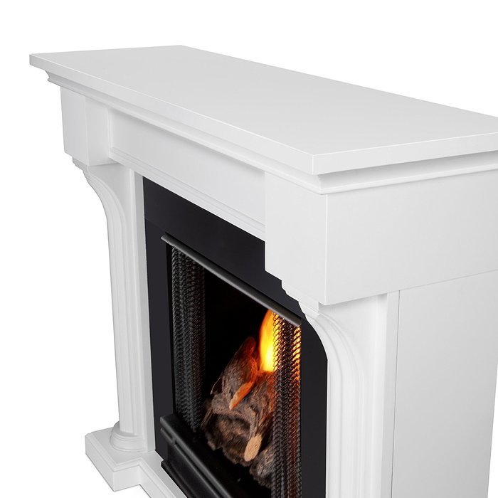 Real Flame Verona Ventless Gel Fireplace White N7
