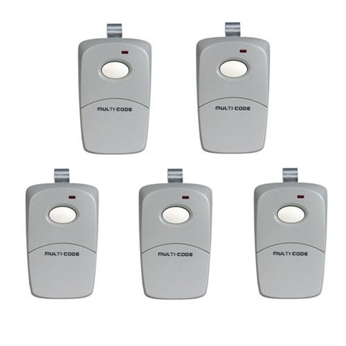 Linear 308911x5 5-Pack 3089 Gate Opener or Garage Door Opener Remotes by Linear