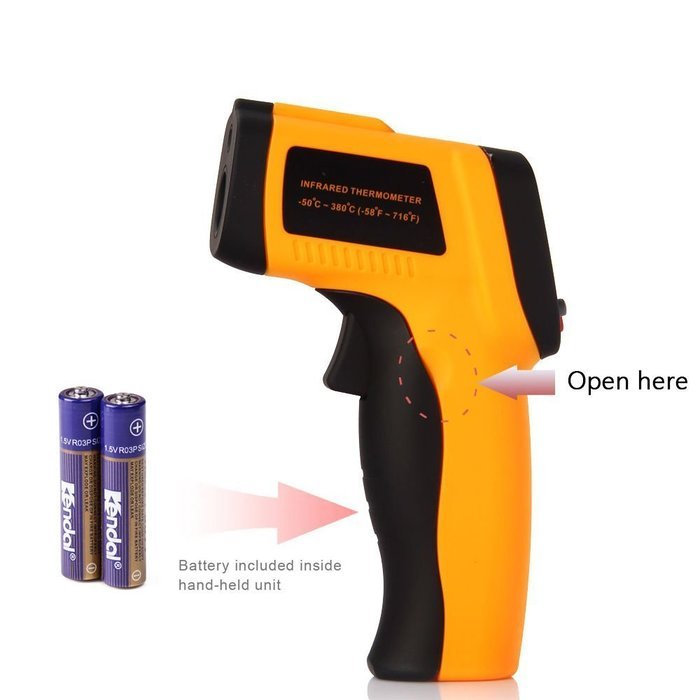 Non-Contact Digital IR Infrared Laser Point Thermometer Temperature Meter Gun N4